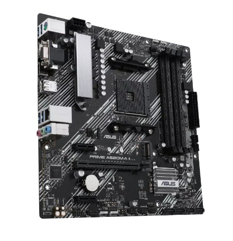 Tarjeta madre gaming ASUS A520M-A II/CSM, DDR4-SDRAM, 128 GB, AMD, Zócalo AM4, Micro ATX