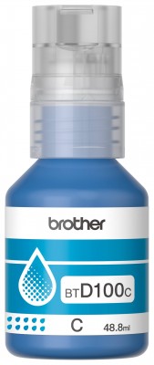 BOTELLA DE TINTA BROTHER BTD100C