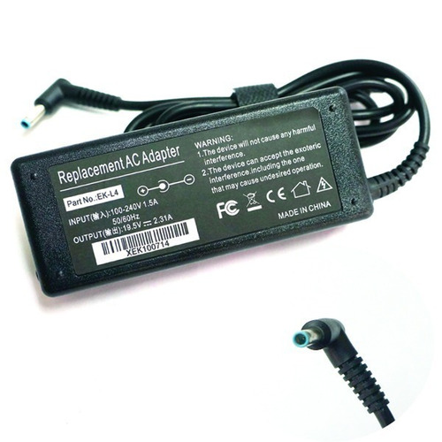 Cargador Compatible HP 19.5V 2.31A p.azul 4.5*3.0 45W