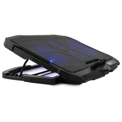 Base enfriadora Vorago CP-301 laptop hasta 17 pulgadas 5 posiciones LED 4 ventiladores