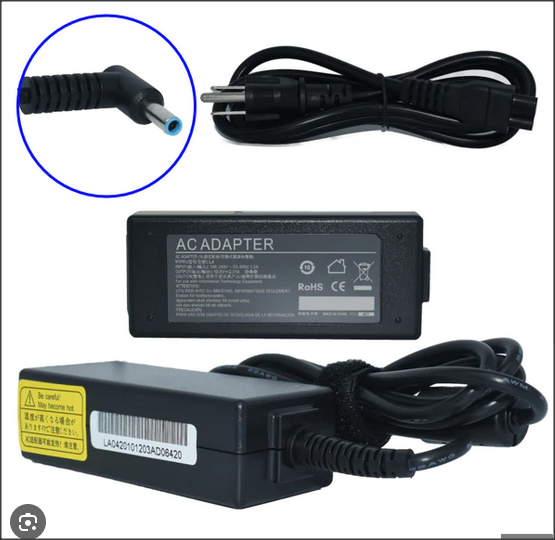Cargador Compatible HP 19.5V 3.3A P. Azul 65W (4.5*3.0) Marca EKO