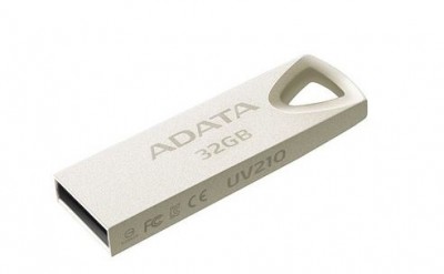 Memoria USB Adata UV210 Metálica 32 GB 2.0 Color Plata