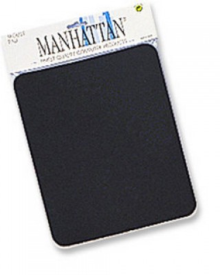 Mouse Pad MANHATTAN 423533, Negro, Espuma