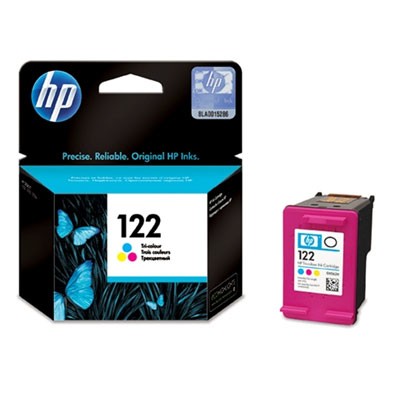 Cartucho HP 122, CH562HL, Cian, Magenta, Amarillo