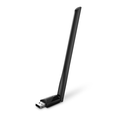 Adaptador USB 2.0 AC600 Inalámbrico TP-LINK T2U Plus, 433 Mbit/s, 2.4 GHz - 5 GHz, Negro, 5 dBi