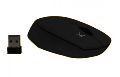 Mouse Inalámbrico PERFECT CHOICE PC-045038, Negro