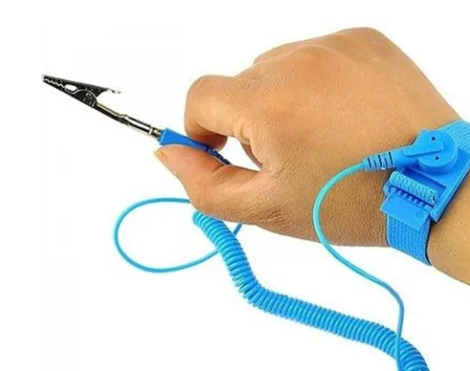 PULSERA ANTIESTATICA CON CABLE ACCS A TIERRA BRAZALETE CONTRA ESD