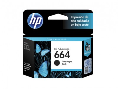 Cartucho HP Num 664, Negro F6V29AL