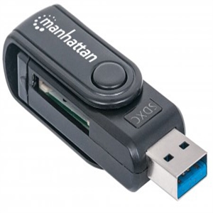 LECTOR TARJETAS USB 3.0 24 EXT EN 1 Manhattan 101981
